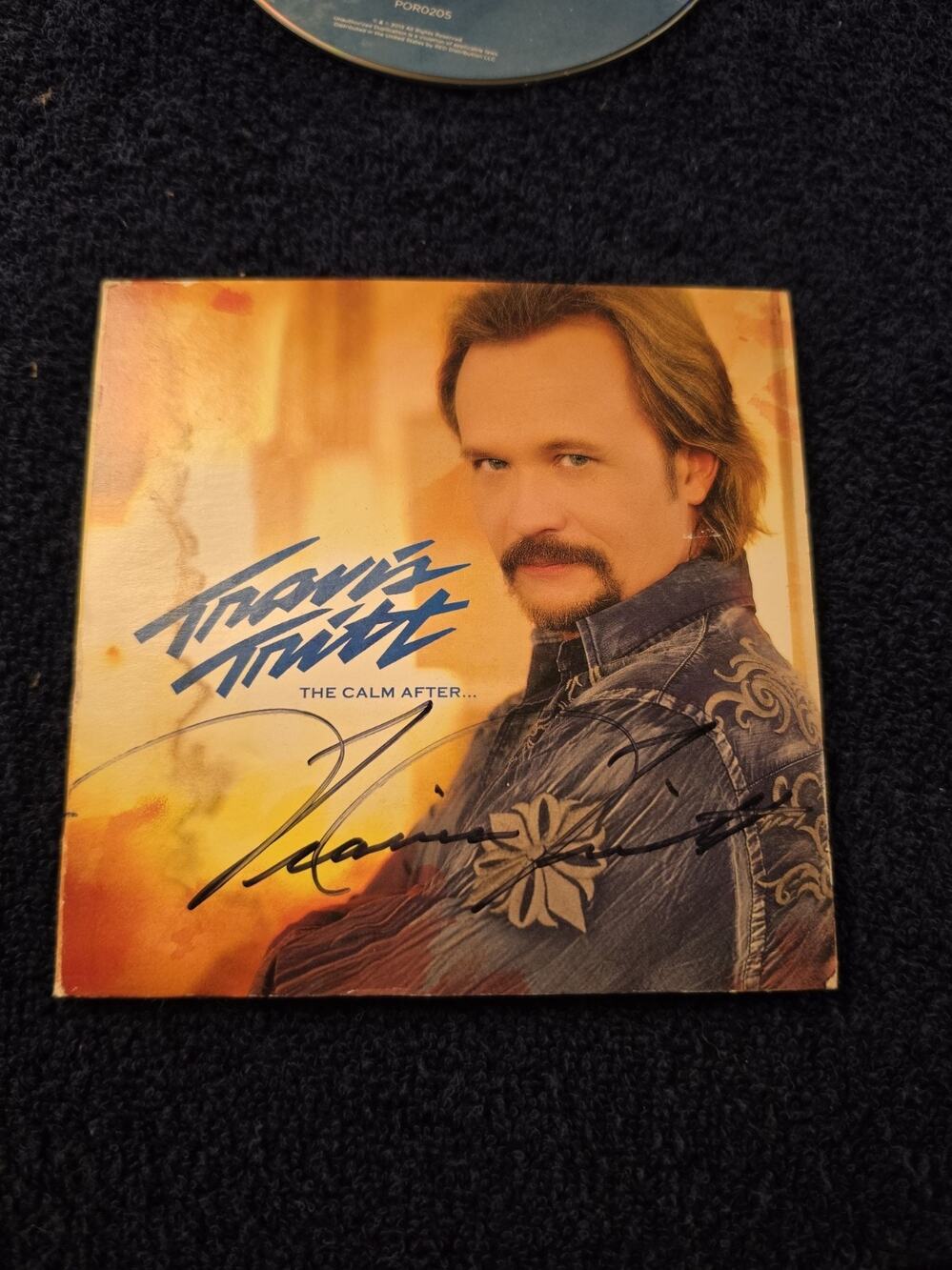 TRAVIS TRITT Signed Autographed CD The Calm After... Country Music Auto JSA PSA